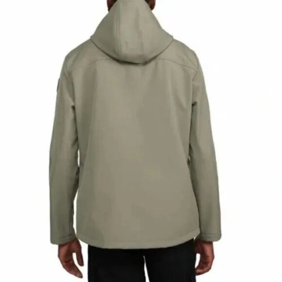 Hurley Men's Windbreaker Softshell Quilted Wind Resistant Fabric Jacket - Picture 3 of 5